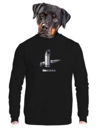 unisex mikina bez kapuce