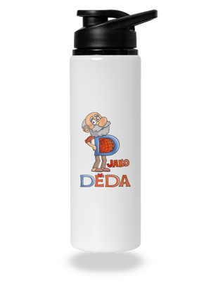 D jako děda lahev na vodu White