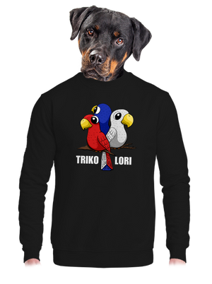 unisex mikina bez kapuce