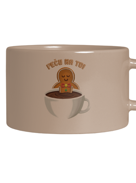 Peču na to! hrnek makronka Brown Macaron