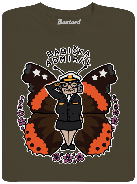 Babička admirál pánské dlouhý rukáv Urban Khaki