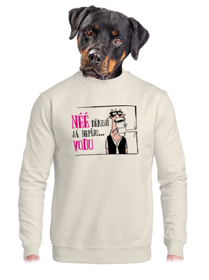 unisex mikina bez kapuce