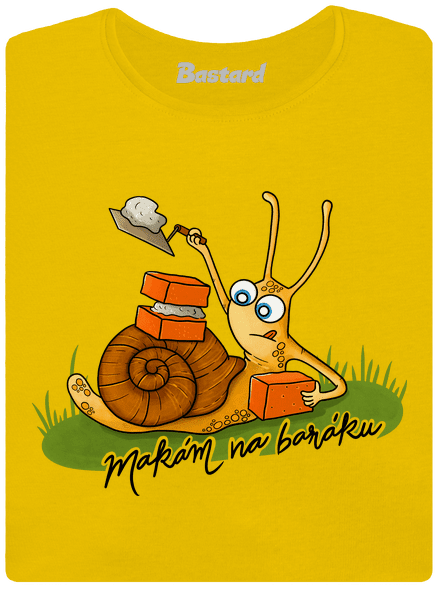 Makám na baráku dámské tričko Yellow