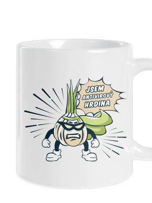 Antivirový hrdina klasický hrnek White