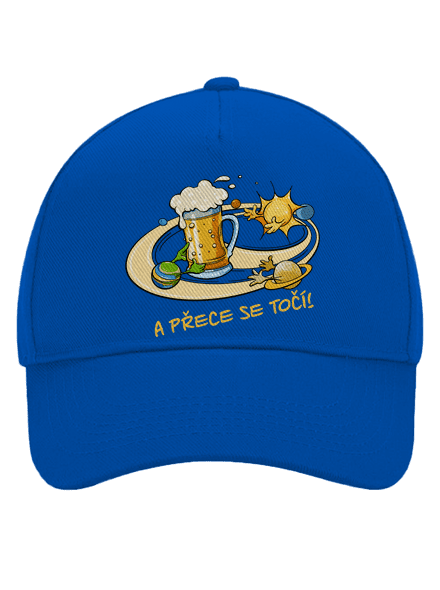 A přece se točí! kšiltovka baseballka Bright Royal