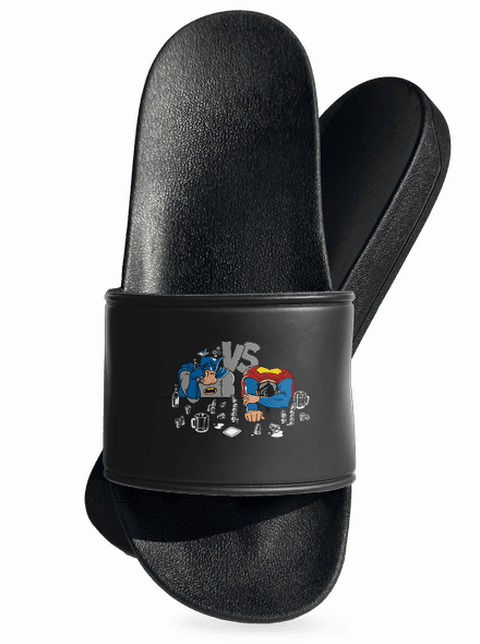 Souboj superhrdinů pantofle Black