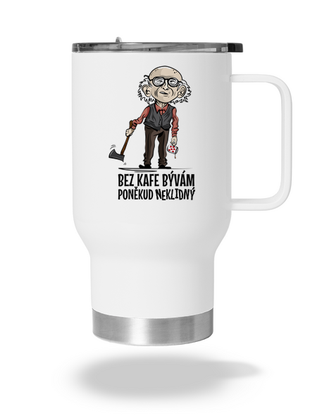 Neklidný bez kafe termohrnek White