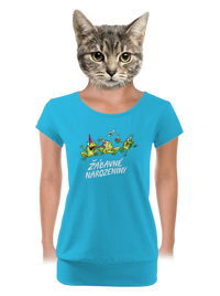 dámské tričko s lemem