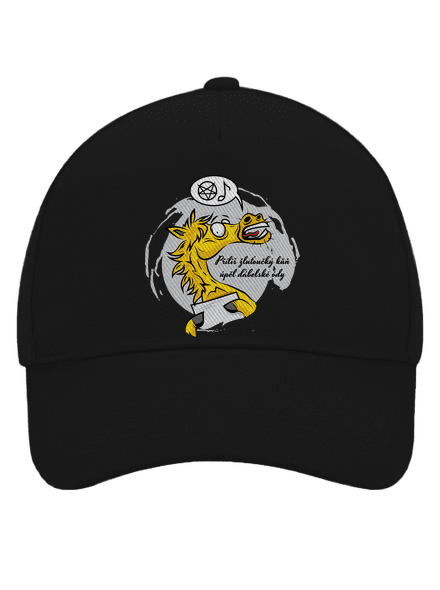 Žluťoučký kůň kšiltovka baseballka Black