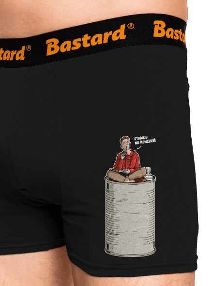 Konzerva boxerky Black