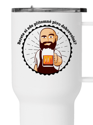Pivo dobrovolně termohrnek White