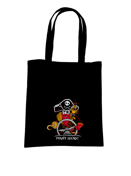 Pirát silnic taška Black