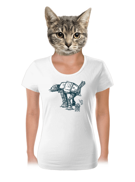 AT-AT dámské tričko White