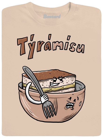 Týrámísu pánské tričko Sand