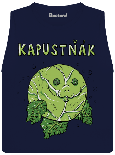 Kapustňák dámské tílko volné Navy
