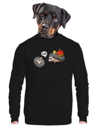 unisex mikina bez kapuce