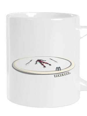 Dead in pool velký hrnek White