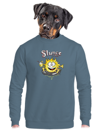 unisex mikina bez kapuce