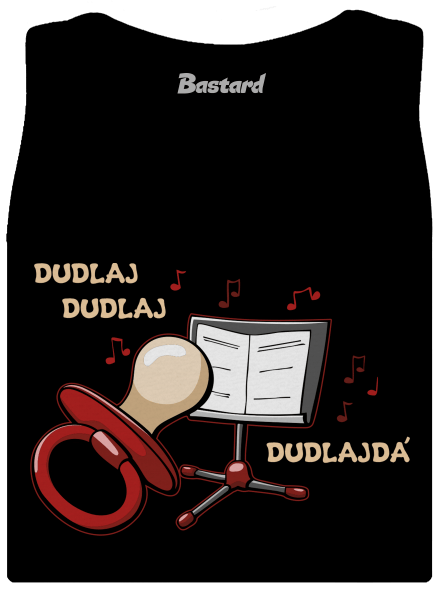 Dudlajdá dámské tílko klasické Black