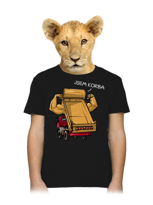 Korba dětské tričko Black