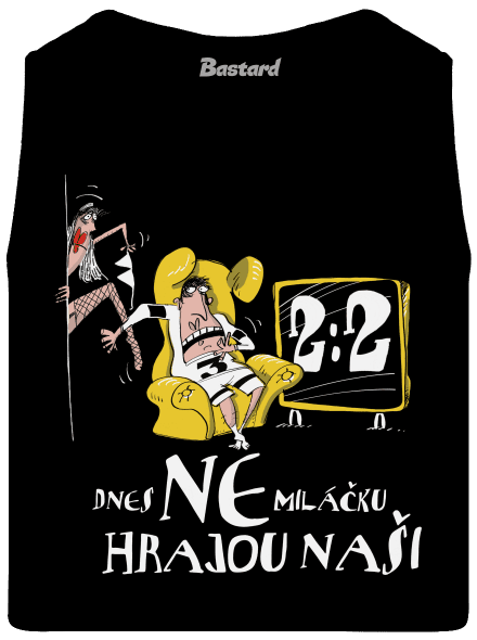 Hrajou naši pánské tílko Black