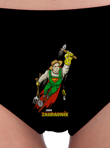 Zahradník dámské kalhotky Black