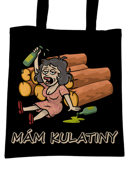 Mám kulatiny taška Black