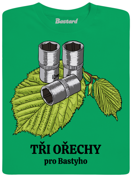 Tři ořechy pro... pánské tričko Kelly Green