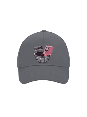 Ve formě kšiltovka baseballka Graphite grey