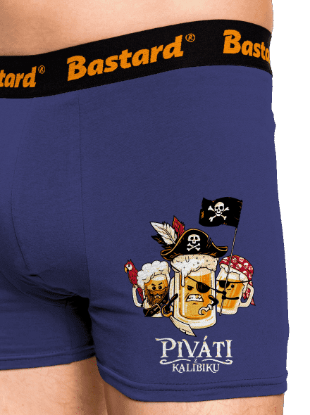 Piváti z Kalibiku boxerky Blue Navy