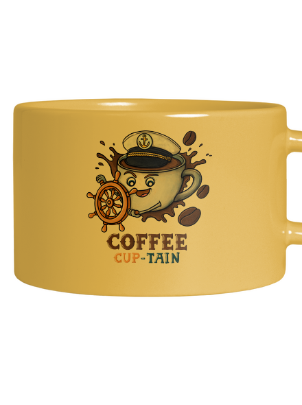 Coffee Cup-tain hrnek makronka Yellow Macaron