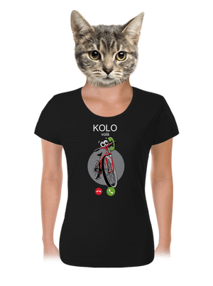 Kolo volá dámské tričko Black