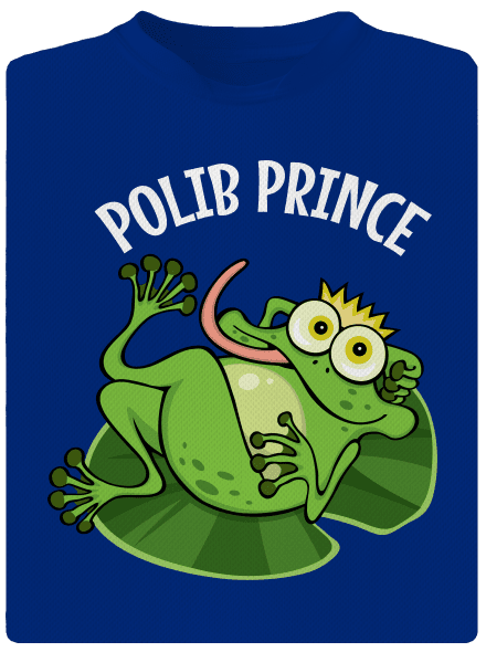 Polib princeznu a prince pánské sportovní tričko Royal Blue Mal