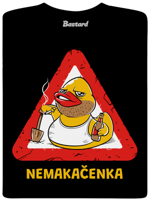 Nemakačenka pánské tričko Black