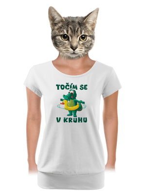 dámské tričko s lemem