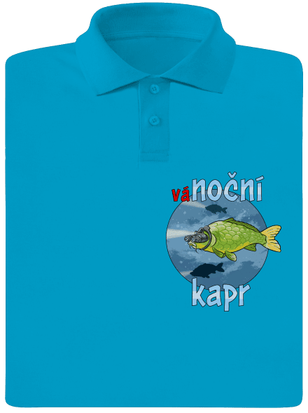 Vánoční kapr pánská polokošile Blue Atol