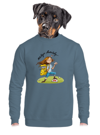 unisex mikina bez kapuce