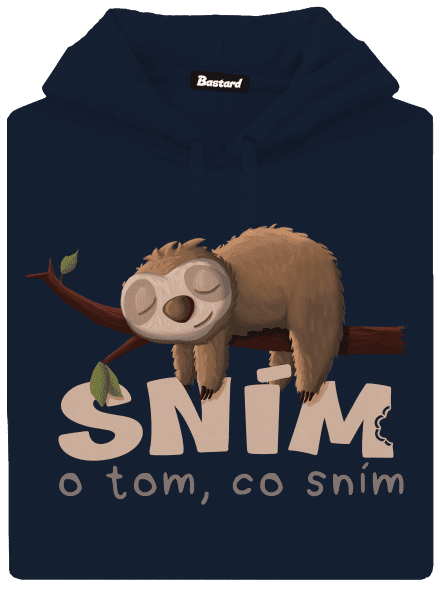 Sním o tom, co sním pánská mikina klokanka Navy