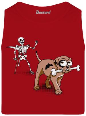 Kostlivec pánské tílko Red