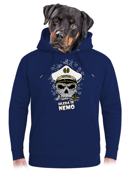 Kapitán Nemo unisex mikina premium Navy