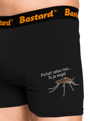 Komár s výdrží boxerky Black