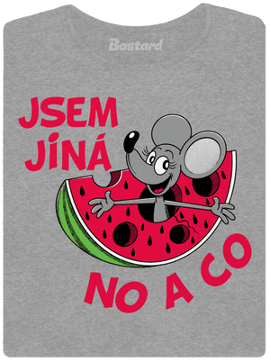 Jsem jiná dámské tričko Dark Gray Melange