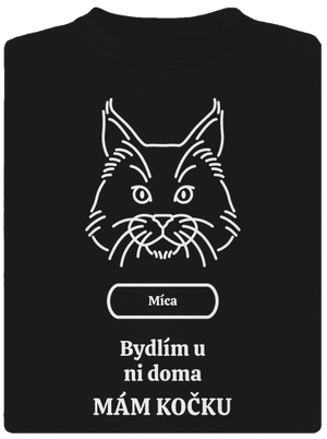 Nemůžu, mám kočku dětské sportovní tričko Black