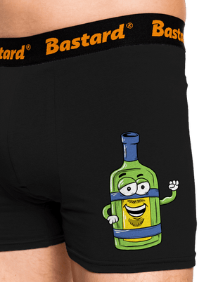 Láska na beton boxerky Black