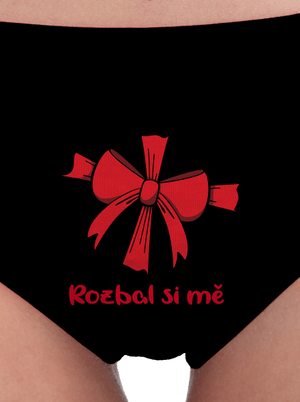 Rozbal si mě dámské kalhotky Black