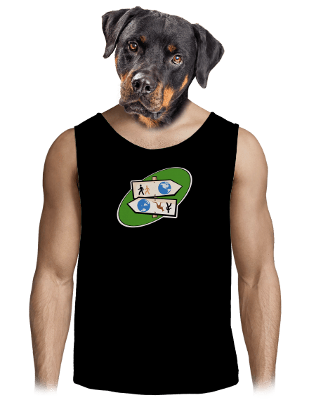 Dálkový pochod pánské tílko Black