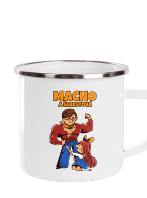 Macho a Šebestová plecháček White