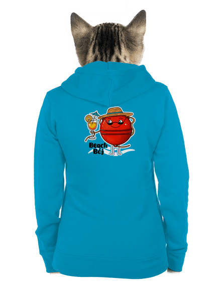 Beach Bój dámská mikina na zip Blue Atol