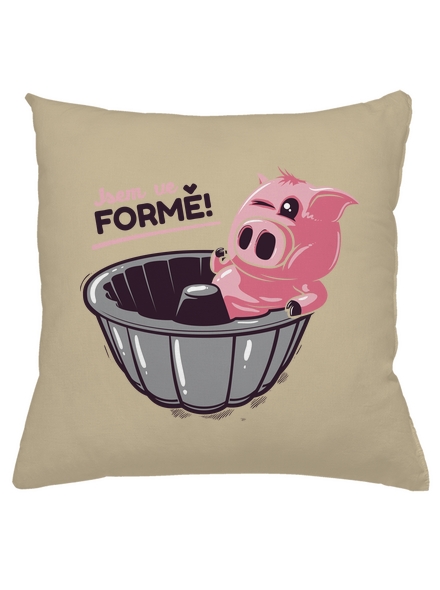 Ve formě polštář Beige