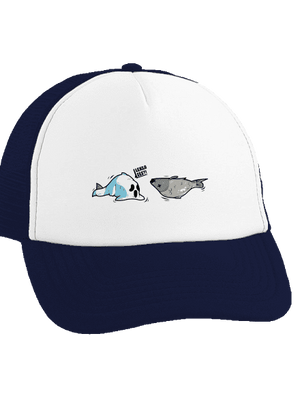 Leklá ryba kšiltovka truckerka French Navy cap